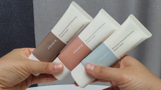 [후르디아] 끈적임 없는 착한성분 비건  핸드크림 3종 — 5점을 준 리뷰어가 2021년 11월 올린 사용 사진