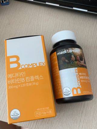 메디타민 비타민B 컴플렉스 — 5점을 준 리뷰어가 2021년 10월 올린 사용 사진