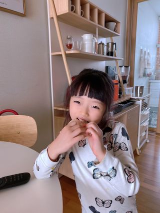 네이처오다 달칩 초코샌드 — 4.5점을 준 리뷰어가 2021년 2월 올린 사용 사진