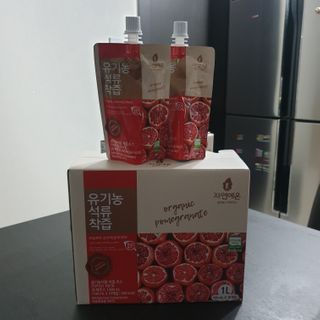 자연에온 유기농 석류 착즙 100mL 10개입 2BOX — 5점을 준 리뷰어가 2020년 12월 올린 사용 사진