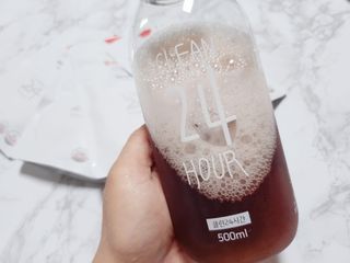 클린24시간 1BOX(5포) + 전용보틀(500ml) — 5점을 준 리뷰어가 2023년 5월 올린 사용 사진