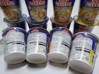 NISSIN 닛신 컵누들  4종 - 씨푸드오리지날, 씨푸드 스파이시, 씨푸드 커리, 씨푸드 XO소스 — 5점을 준 리뷰어가 2022년 4월 올린 사용 사진