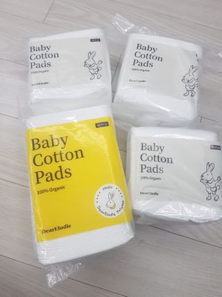 디어엘로디 프리미엄 유기농 베이비 솜티슈 40매 3 + 1 PACK — 5점을 준 리뷰어가 2021년 2월 올린 사용 사진