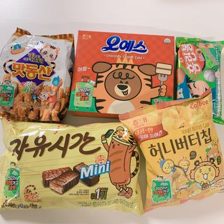 해태제과 2022 호랑이 스낵 5종 세트 — 5점을 준 리뷰어가 2022년 1월 올린 사용 사진