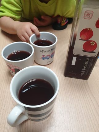 [바이윙클] 페르시아 유기농 석류 착즙주스 750ml 2병 + 선물박스 세트 — 5점을 준 리뷰어가 2022년 3월 올린 사용 사진