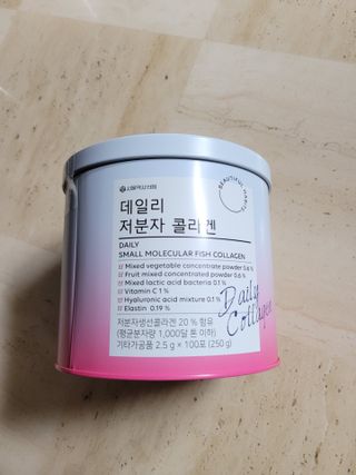 서울약사신협_데일리저분자콜라겐_2.5g x 100포 — 5점을 준 리뷰어가 2021년 5월 올린 사용 사진