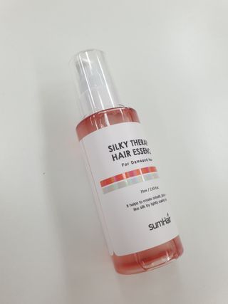 썸헤어 / SUMHAIR 썸헤어 실키 테라피 헤어 에센스 — 5점을 준 리뷰어가 2021년 4월 올린 사용 사진