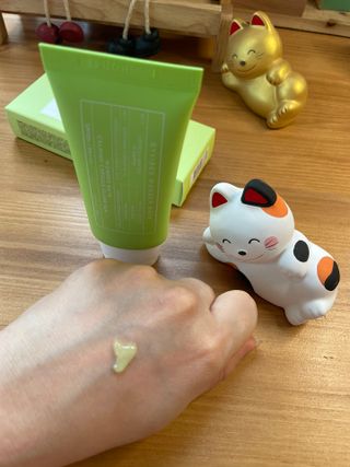 성분에디터 원더바스 카밍 캡슐 클리어 선 — 4점을 준 리뷰어가 2021년 7월 올린 사용 사진