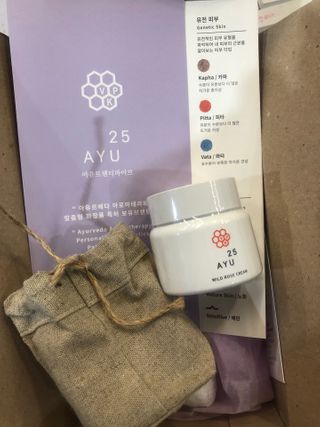 AYU25[아유트웬티파이브]다마스크로즈워터 베이스 천연 수분 촉촉 크림 — 5점을 준 리뷰어가 2021년 2월 올린 사용 사진