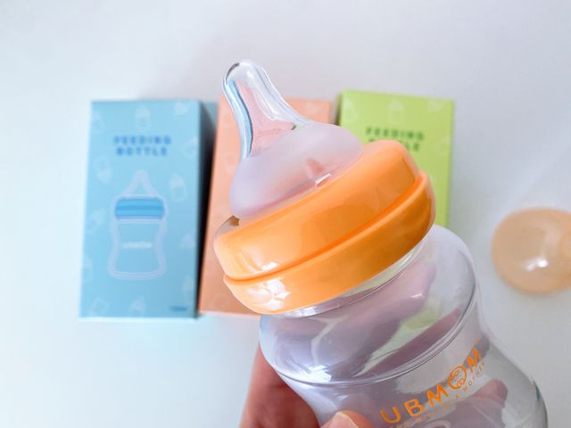 유비맘 신생아젖병 120ml 트리플팩_ 젖꼭지 포함 리뷰 사진