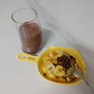 이너프 뮐크 초콜릿맛 — 5점을 준 리뷰어가 2022년 10월 올린 사용 사진