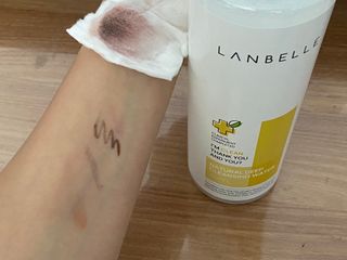 랑벨 내츄럴 딥 클렌징 워터 500ml — 5점을 준 리뷰어가 2022년 6월 올린 사용 사진