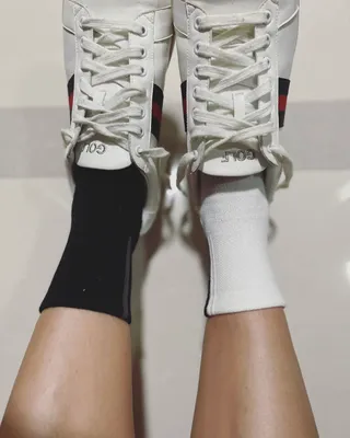 [사이즈가 있는 양말 필로이] 남자 골프 스포츠 발목 양말 2족 세트【 S, M, L, XL】4가지 사이즈 — 5점을 준 리뷰어가 2022년 7월 올린 사용 사진