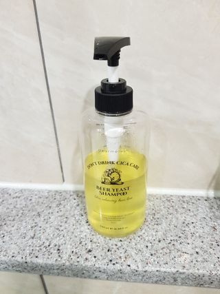 디어미어 맥주효모 샴푸 500ml — 5점을 준 리뷰어가 2022년 8월 올린 사용 사진