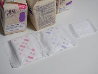 나우[템포] 템포 패드 내추럴 순면 생리대 SET(중형 슬림 + 대형 + 라이너) — 5점을 준 리뷰어가 2024년 5월 올린 사용 사진