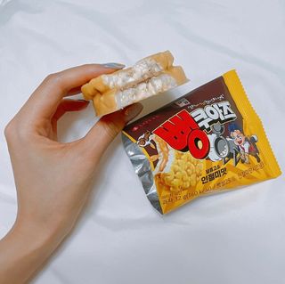 롯데제과 쌀로별 뻥쿠아즈 — 4점을 준 리뷰어가 2021년 4월 올린 사용 사진