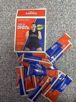 [닥터루템] THIS IS 아미노 디스이즈아미노 필수 조원희 아미노산 1box(15포) — 4점을 준 리뷰어가 2023년 3월 올린 사용 사진