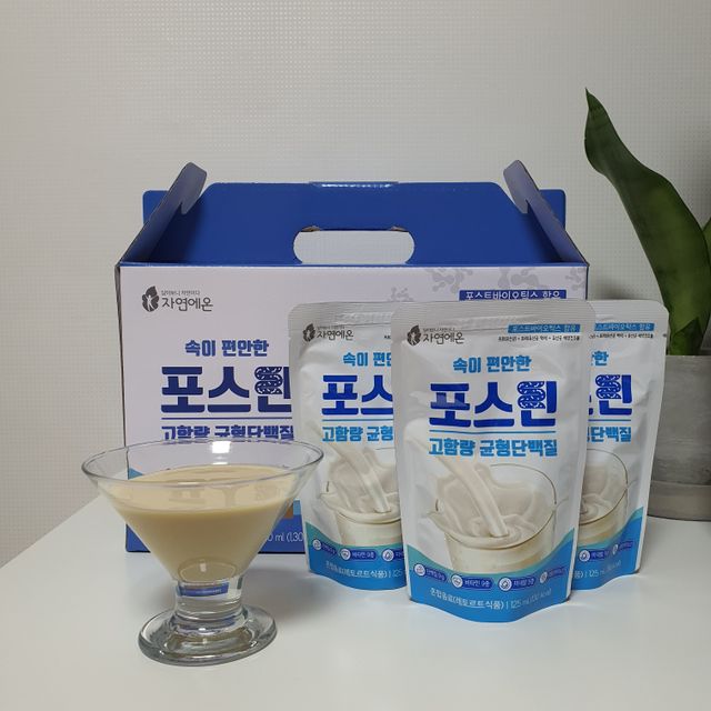 자연에온 마시는 프로틴 고함량 균형단백질 음료 포스틴 125ml 10개입 1BOX 리뷰 사진