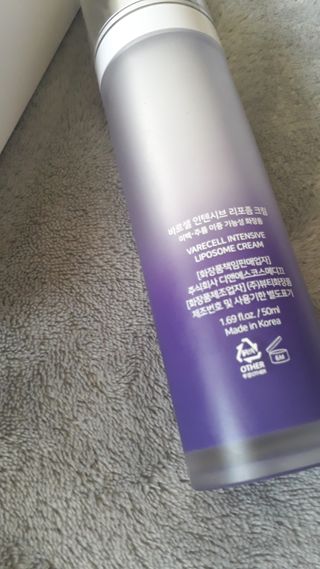 바르셀 수분로션 수분크림 보습 탄력 주름개선 인텐시브 리포좀 크림 C1 50ml — 3.5점을 준 리뷰어가 2021년 11월 올린 사용 사진