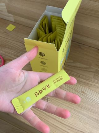 목 넘김이 편한 곡물발효효소 웰테므 효소라인 — 5점을 준 리뷰어가 2023년 1월 올린 사용 사진