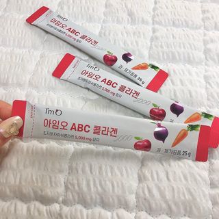 아임오 ABC 콜라겐 젤리 14포 — 5점을 준 리뷰어가 2021년 11월 올린 사용 사진
