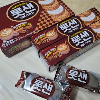 롯데제과 롯샌 카페크런치 — 5점을 준 리뷰어가 2021년 10월 올린 사용 사진