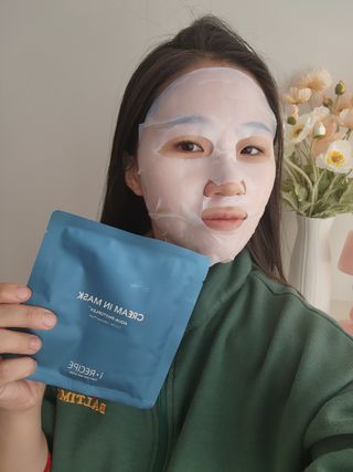 아이레시피 아쿠아 피토플렉스 크림 인 마스크 [7매입] — 5점을 준 리뷰어가 2023년 2월 올린 사용 사진
