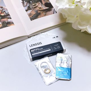렌시스 LENSSIS [ 렌시스 ] 품절대란템 , 데일리로 쓰기 좋은 ＃베티 시리즈 1개월용 ｜ 5컬러 중 택1 ｜ — 4.5점을 준 리뷰어가 2021년 4월 올린 사용 사진