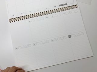 리훈 곰부 체크리스트+ 곰부 리무버블스티커 1장 — 4.5점을 준 리뷰어가 2021년 6월 올린 사용 사진
