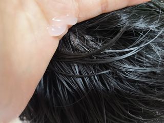 라로지크 X3 리페어 퍼퓸 헤어팩 150mℓ — 5점을 준 리뷰어가 2021년 12월 올린 사용 사진