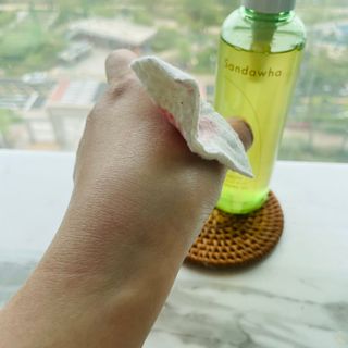 스킨큐어 산다화 순한 클렌징 동백 오일 200ml — 5점을 준 리뷰어가 2023년 4월 올린 사용 사진