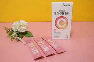 [인디닥터] 면역 생생 핑크 이뮨 젤리 — 5점을 준 리뷰어가 2022년 5월 올린 사용 사진