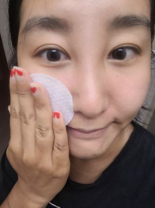 키노닉스 양배추 카밍 진정 토너패드 — 4점을 준 리뷰어가 2021년 8월 올린 사용 사진