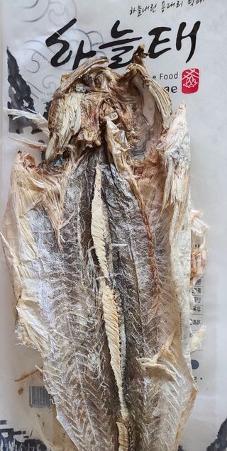 [오늘바스켓] 용대리 손질하늘태 130g — 5점을 준 리뷰어가 2021년 6월 올린 사용 사진