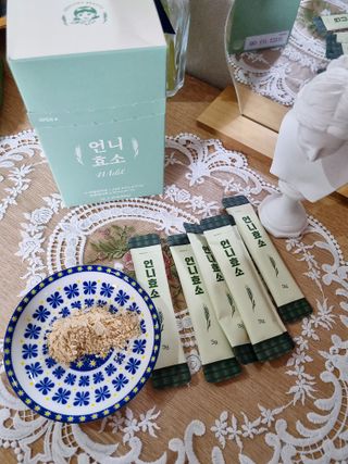 [건강미] 언니효소 마일드 본품 30포 / 쌀과자맛 효소 — 5점을 준 리뷰어가 2022년 4월 올린 사용 사진