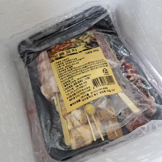 [다물꼬치] 모듬꼬치 10개 +데리야끼소스120g+매운고추소스120g — 5점을 준 리뷰어가 2021년 10월 올린 사용 사진