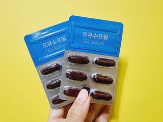 뉴트리션팩토리 비타프렙 오큐슈프림 루테인 오메가3 1050mg — 5점을 준 리뷰어가 2021년 7월 올린 사용 사진