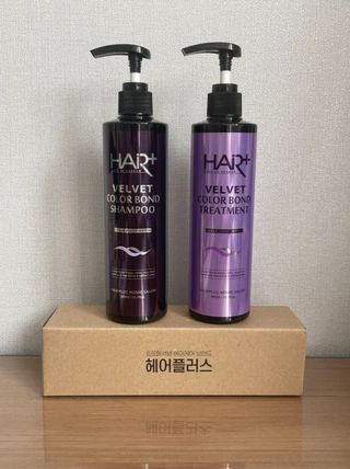 헤어플러스 컬러본드 샴푸300+트리트먼트300+에센스95 — 5점을 준 리뷰어가 2021년 6월 올린 사용 사진