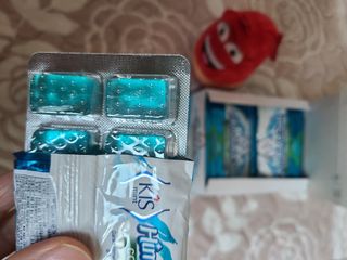 마요라 히말라야 솔트 캔디 2종-페퍼민트 맛, 라임민트 맛 — 5점을 준 리뷰어가 2022년 12월 올린 사용 사진