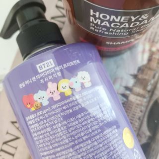 쿤달 [KUNDAL 공식] 프리미엄 헤어 케어 스페셜 세트 샴푸 500ml &amp; 트리트먼트 500ml — 5점을 준 리뷰어가 2021년 3월 올린 사용 사진