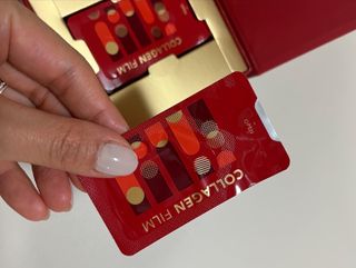 프리마인 귀족의 콜라겐, 92배 흡수율. 럭셔리 프리미엄 셀라브 콜라겐필름 30매 — 5점을 준 리뷰어가 2022년 6월 올린 사용 사진