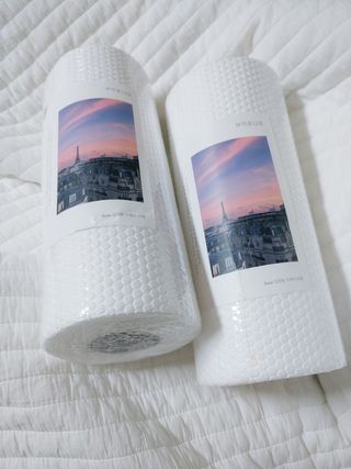 부직포나라 중금속유해물질ZERO 뜯어쓰는 주방 일회용수세미 60매 2매 — 4점을 준 리뷰어가 2022년 9월 올린 사용 사진