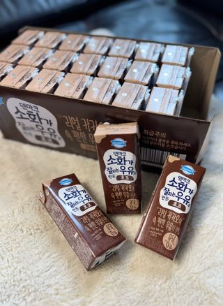 [구매평]덴마크 소화가 잘되는 우유로 만든 초코, 190ml, 24개 — 5점을 준 리뷰어가 2025년 2월 올린 사용 사진