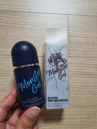 [바록스] 류현진 올인원 바디릴렉싱 몬스터겔 50ml — 5점을 준 리뷰어가 2021년 5월 올린 사용 사진