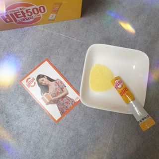 [광동제약] 비타500데일리스틱70포&굿즈3종 — 5점을 준 리뷰어가 2021년 10월 올린 사용 사진
