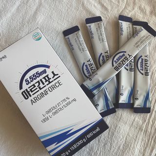 자연에온 아르긴포스 L-아르기닌 5555mg 스틱 15개입 1박스 — 5점을 준 리뷰어가 2022년 1월 올린 사용 사진