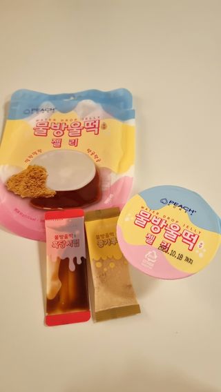 (주) 피치코리아 물방울떡젤리 X 2개입 — 5점을 준 리뷰어가 2022년 11월 올린 사용 사진