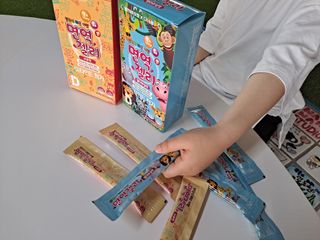 다나음 셀렌에 빠진 아연면역젤리 열대과일맛+사과맛 — 5점을 준 리뷰어가 2023년 4월 올린 사용 사진
