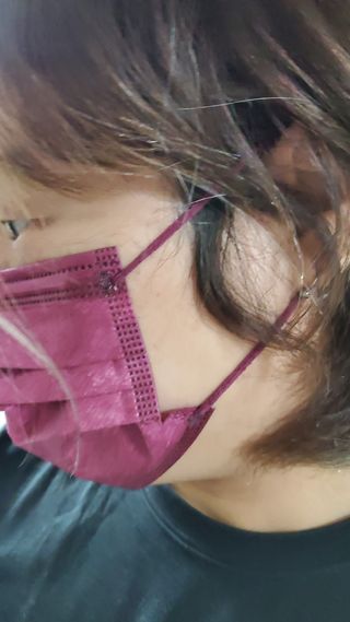에어에이드 컬러 덴탈 마스크 — 5점을 준 리뷰어가 2021년 8월 올린 사용 사진