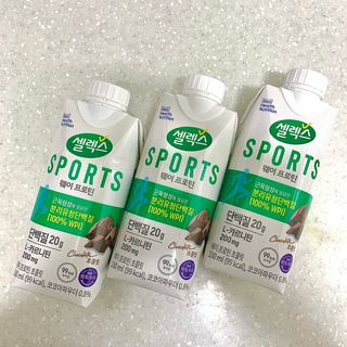 셀렉스스포츠 셀렉스 스포츠 웨이 프로틴 초콜릿 _ 330ml x 12팩 — 5점을 준 리뷰어가 2021년 5월 올린 사용 사진